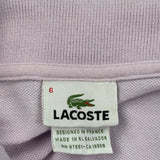 Lacoste Polo Shirt - XL Purple Cotton