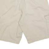 DICKIES Mens Beige Cargo Shorts L W36 Cotton Blend Workwear Comfortable Fit