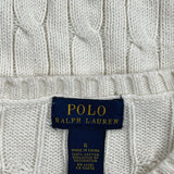 Age 6 Polo By Ralph Lauren Jumper - Small Cream Cotton