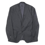 BOGGI Mens Grey Wool Jacket L Button Classic Jacket Formal Lightweight