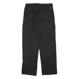 DICKIES Mens Cotton Blend Black Regular Cargo Trousers W33 L32 Workwear Utility