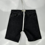 Wrangler Denim Shorts - 38W 10L Black Cotton