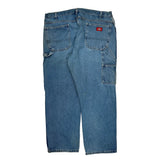 Dickies Carpenter Pants - 38W 30L Blue Cotton
