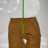 Dickies Carpenter Trousers - 36W 30L Brown Cotton