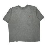 Carhartt T-Shirt - 2XL Grey Cotton