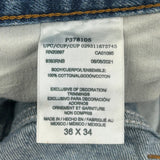 Dickies Denim Shorts - 36W 11L Blue Cotton