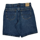 Lee Denim Shorts - 34W UK 14 Blue Denim
