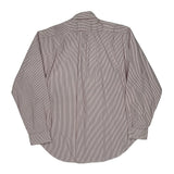 Ralph Lauren Striped Shirt - Large Red Cotton