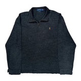 Polo By Ralph Lauren 1/4 Zip - XL Gray Cotton