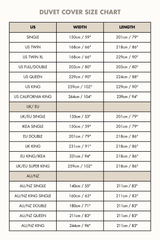 Linen duvet cover in Cream