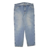 DICKIES Mens Jeans Blue Regular Straight Denim Medium W40 L33 Workwear Zip