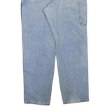 DICKIES Mens Jeans Blue Regular Straight Denim Medium W40 L33 Workwear Zip