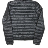 ADIDAS Womens Black Lightweight Hooded Zip Jacket XS Polyester Blend Puffer