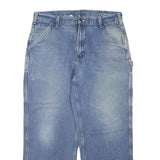 CARHARTT Mens Jeans Blue Regular Straight Denim Light W38 L30 Workwear