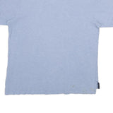 NAUTICA Mens Light Blue Short Sleeve Plain M Cotton Polo Shirt Classic Fit