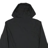 PUMA Mens Black Zip Hooded Jacket L Polyester Blend Plain Lightweight Sportswear