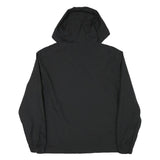 PUMA Mens Black Zip Hooded Jacket L Polyester Blend Plain Lightweight Sportswear