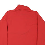 SALEWA Womens Red Jacket UK 16 Polyester Blend Zip Outdoor Waterproof