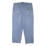 CARHARTT Mens Jeans Blue Relaxed Straight Denim Medium W34 L26 Workwear Casual