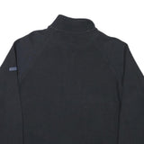 BEN SHERMAN Mens Black Zip Cotton Blend Jacket L Ribbed Plain Casual