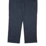DICKIES Mens Regular Fit Navy Blue Trousers W36 L32 Cotton Blend Zip Closure