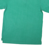 TOMMY HILFIGER Mens Green XL Short Sleeve Plain Polo Shirt Cotton Classic
