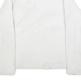 PATAGONIA Womens White Plain Pullover Fleece Jumper M Soft Warm Casual