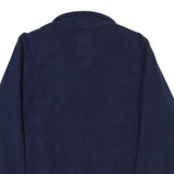 NFL Mens Navy Blue Jacket M Polyester Blend Zip Plain Casual Sportswear