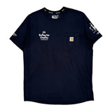 Swing For Charity Carhartt Graphic T-Shirt - Large Navy Cotton