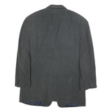 GIORGIO ARMANI Mens Grey Wool Blend Classic Jacket M Woven Formal Designer