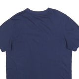 NIKE Mens Blue Logo Graphic T-Shirt M Short Sleeve Crew Neck Casual