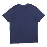 NIKE Mens Blue Logo Graphic T-Shirt M Short Sleeve Crew Neck Casual
