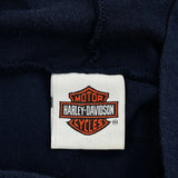 St. Joe Harley-Davidson Harley Davidson Graphic Hoodie - Medium Navy Cotton