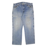 DICKIES Mens Relaxed Straight Blue Denim Fair W36 L27 Casual Workwear Jeans