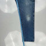 Wrangler Double Knee Carpenter Jeans - 32W 32L Blue Cotton