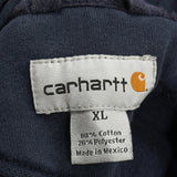 Carhartt Hoodie - XL Navy Cotton Blend