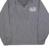 CHAMPION Mens Grey Cal Poly Pomona Logo Zip Jacket S Polyester Blend Hoodie