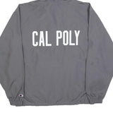 CHAMPION Mens Grey Cal Poly Pomona Logo Zip Jacket S Polyester Blend Hoodie