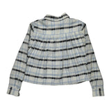 Armani Jeans Checked Shirt - Medium Black Cotton