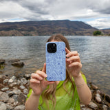 Powder Blue Ocean Charms iPhone 14 Case