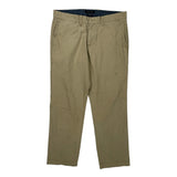 Tailored Fit Tommy Hilfiger Chinos - 34W 30L Beige Cotton