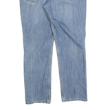 CARHARTT Mens Cotton Blend Blue Regular Straight Trousers W36 L30 Classic