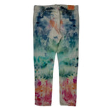 501 Levis Tie-Dye Jeans - 36W 34L Multicoloured Cotton