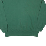 USA Mens Green Crew Neck XL Cotton Blend Sweatshirt Pullover Casual