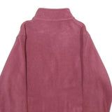 WOOLRICH Womens Pink Zip Jacket S Polyester Fleece Casual Lightweight