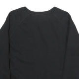 CHAMPION Womens Black Sweatshirt S Crew Neck Cotton Pullover Athletic Print