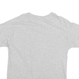 CHAMPION Mens Grey Graphic T-Shirt L Short Sleeve Crew Neck Casual Cotton Blend