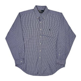 Polo By Ralph Lauren Checked Shirt - Large Blue Cotton