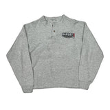 Milwaukee, Wisconsin Harley Davidson Graphic Long Sleeve T-Shirt - XL Gray Cotton