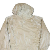 KARIZMA Womens Beige Polyester Blend Hooded Jacket M Zip Plain Casual Outerwear